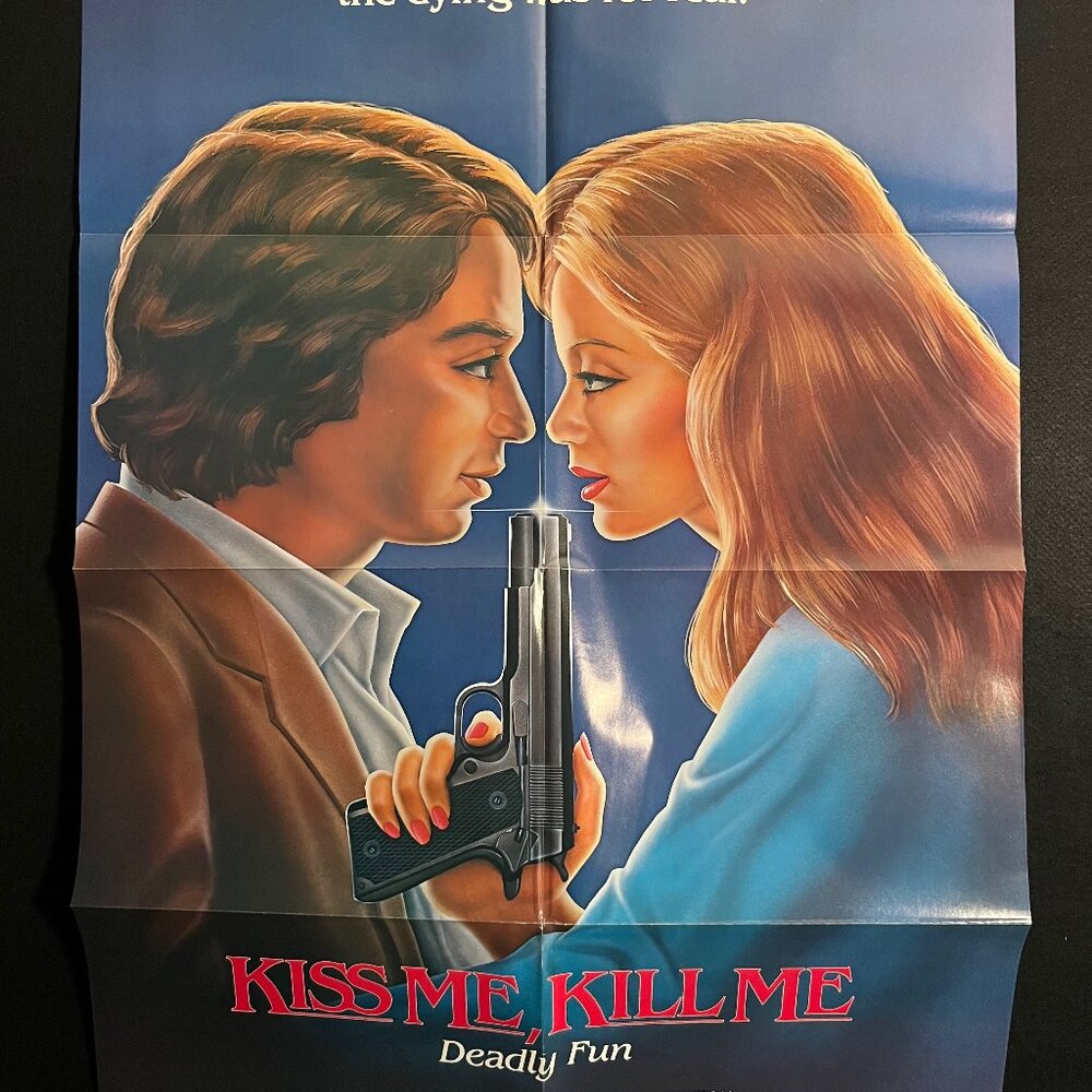 Kiss Me Kill Me Tag The Assassination Game One Sheet Movie Poster Linda Hamilton